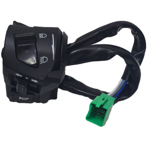 INTERRUPTOR IZQUIERDO (MANDO) ITALIKA FT180, RT180 CON PALANCA DE AHOGADOR Y BOTON DESTELLADOR DE LUZ, DIRECCIONALES, CLAXON Y LUCES, MANDO 8 PUNTAS
