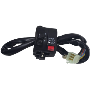 INTERRUPTOR IZQUIERDO (MANDO) ITALIKA DM200 BOTON DESTELLADOR DE LUZ, DIRECCIONALES, CLAXON Y LUCES, MANDO 11 PUNTAS