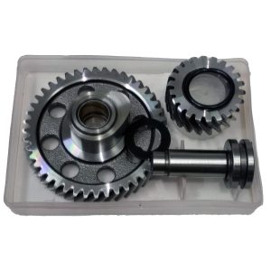 ARBOL DE LEVAS  HONDA CGL125, ITALIKA FT150, FT180, DM150, FT125, 125Z, 150Z,  TOOL ANCHO 75 mm, 2 ENGRANES Y PERNO, JUEGO 3 pzas