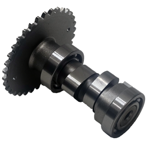 ARBOL DE LEVAS  ITALIKA DS150 (2006-2018, DS125 (2017-2018) LARGO 77 mm, C/ENGRANE Y DESCOMPRESOR