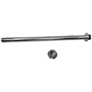 EJE DE RUEDA DELANTERA  ITALIKA FT150 LARGO 20.5 cm, ANCHO 12 mm C/ TUERCA