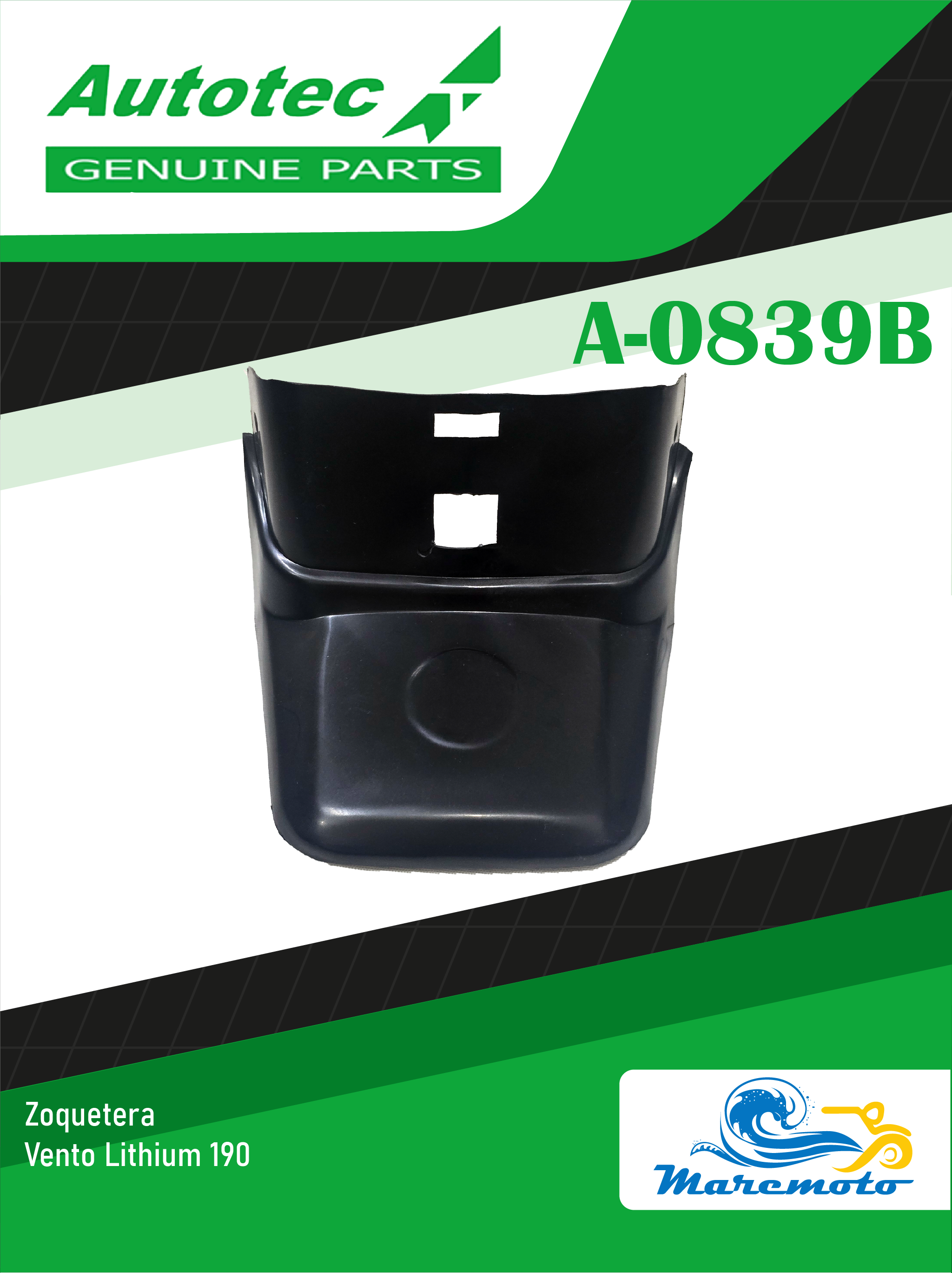 ZOQUETERA VENTO LITHIUM 190 2024 NEGRO