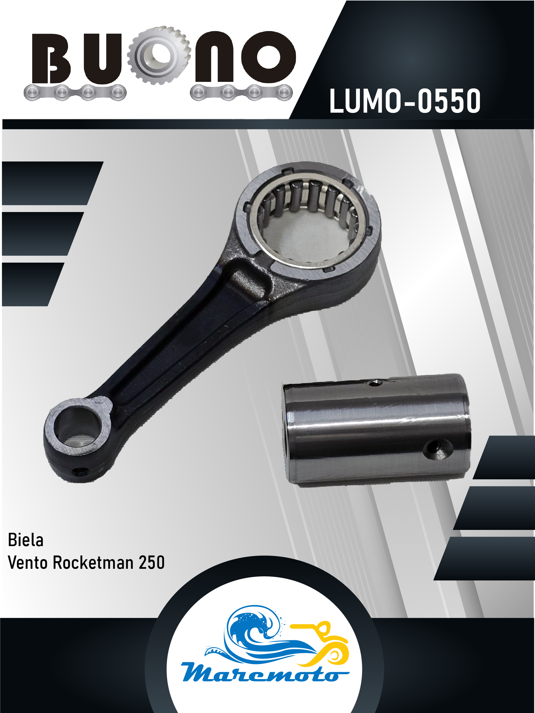 BIELA VENTO ROCKETMAN 250 CON BALERO