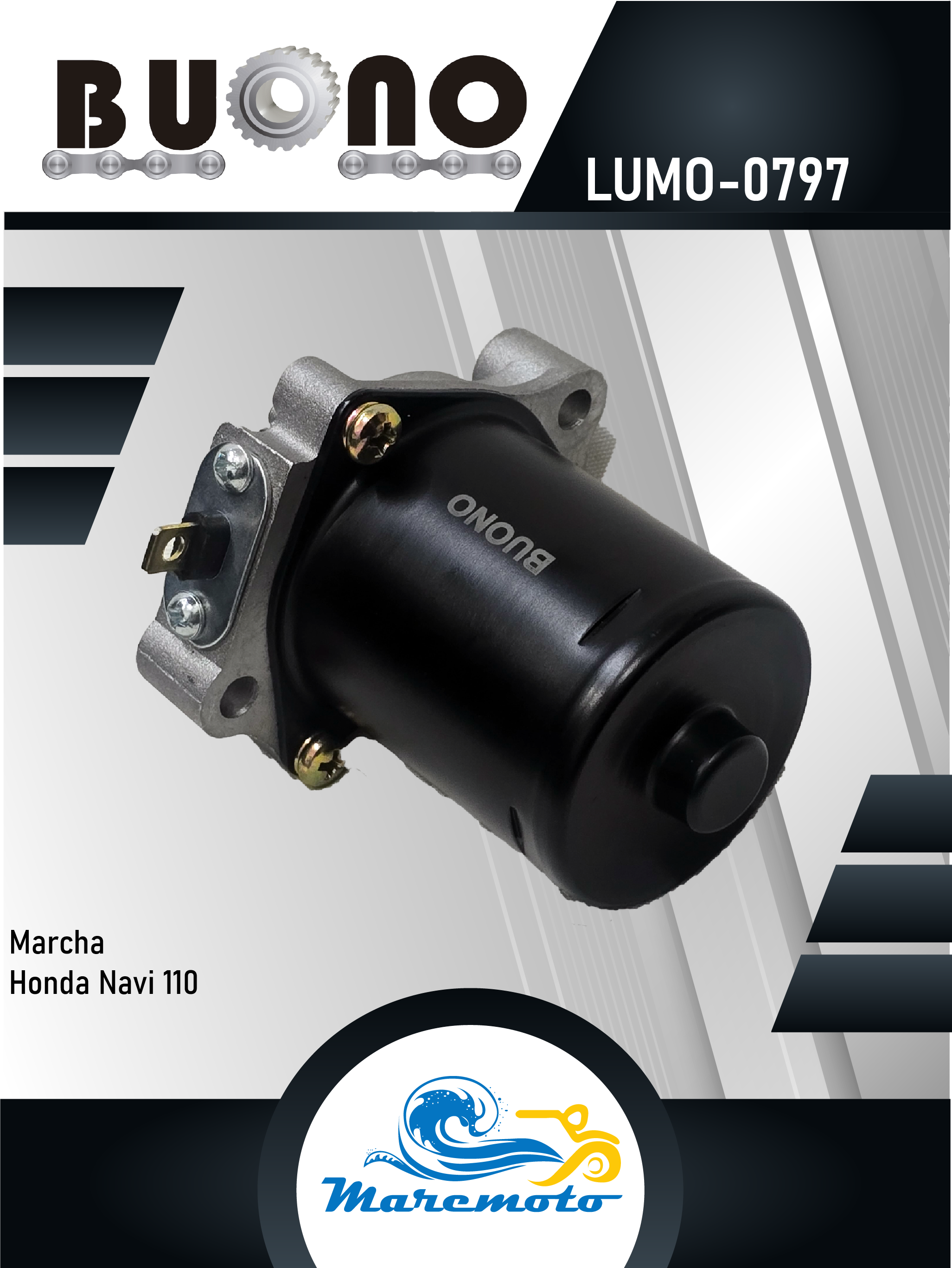 MARCHA HONDA NAVI 110 NEGRO